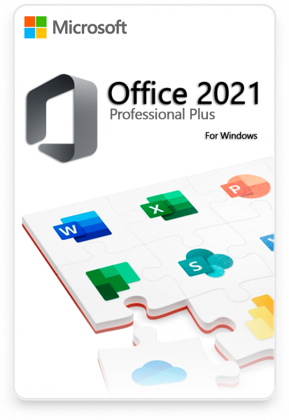 Microsoft Office 2021 Professional Plus с привязкой