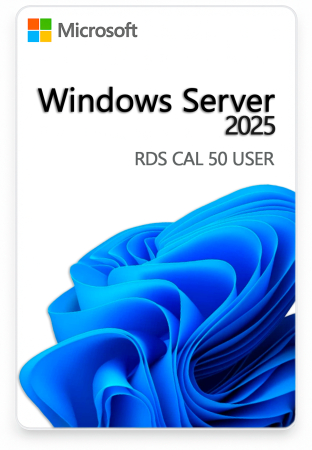 RDS Microsoft Windows Server 2025 User Cal 50