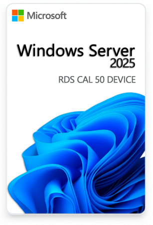 RDS Microsoft Windows Server 2025 Device Cal 50